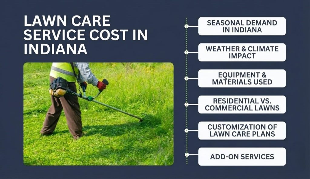 Lawn Care Service Cost in Indiana